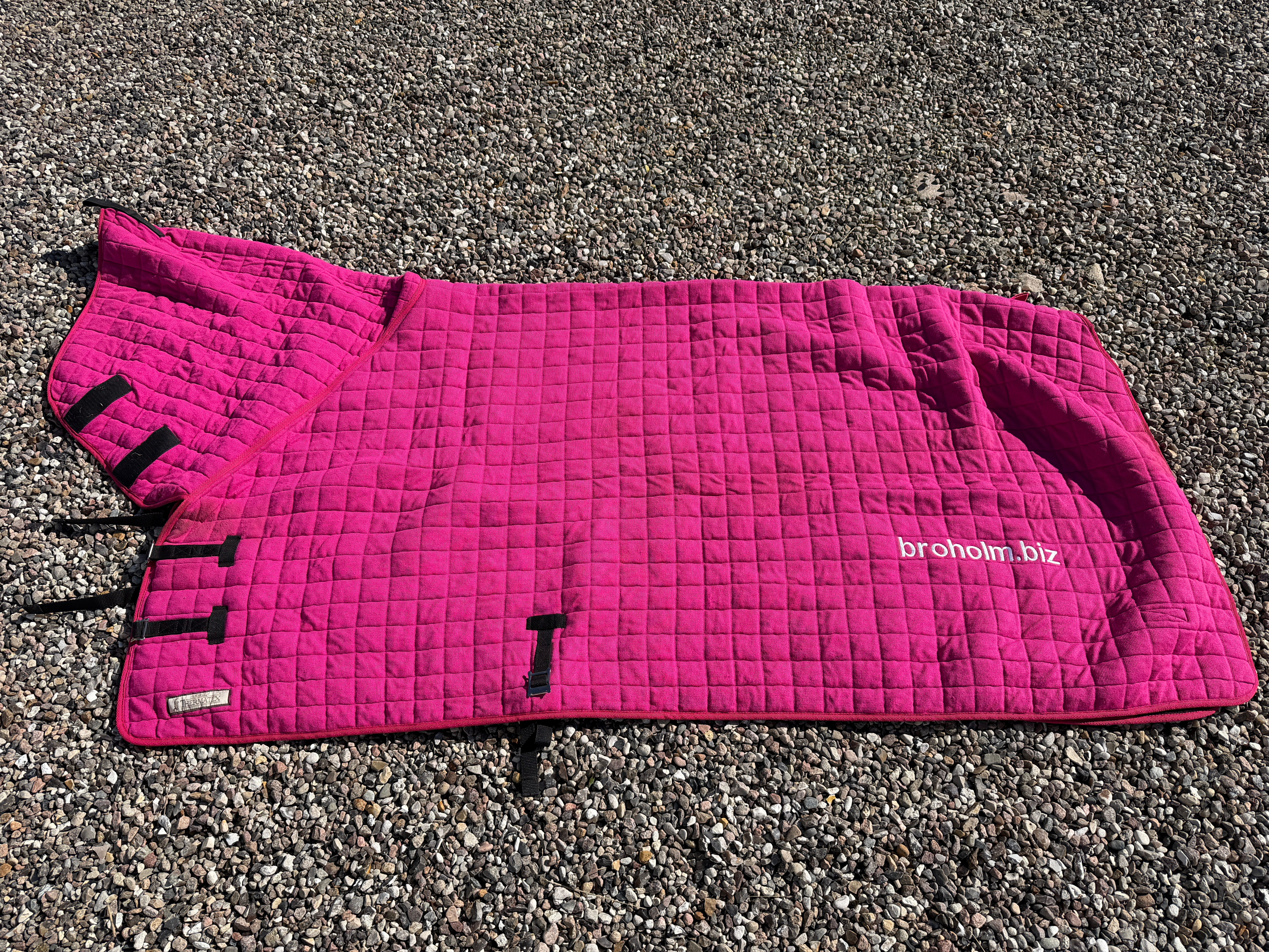 Thermatex Tæppe m/hals i pink, 145 /6,3