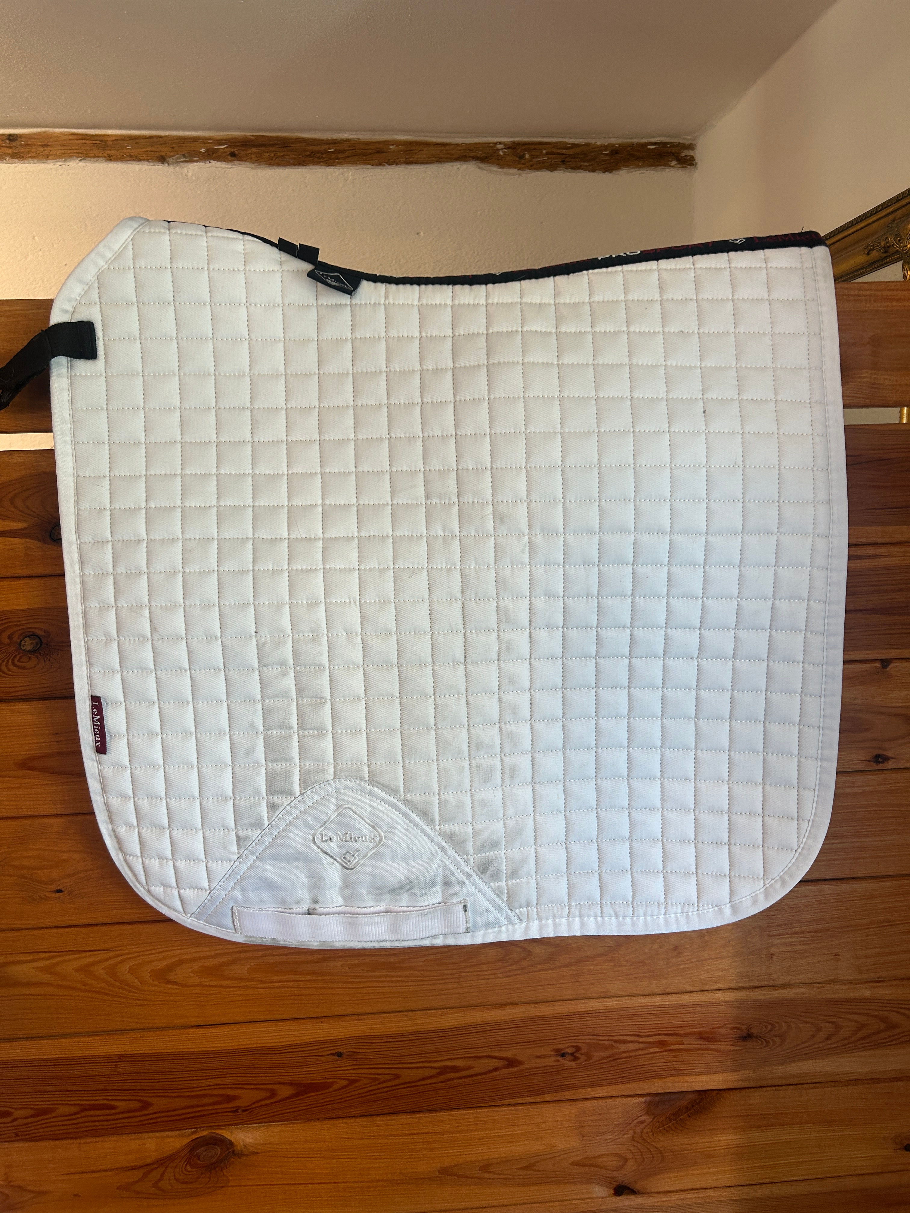 LeMieux Sadelunderlag i hvid, str S/M