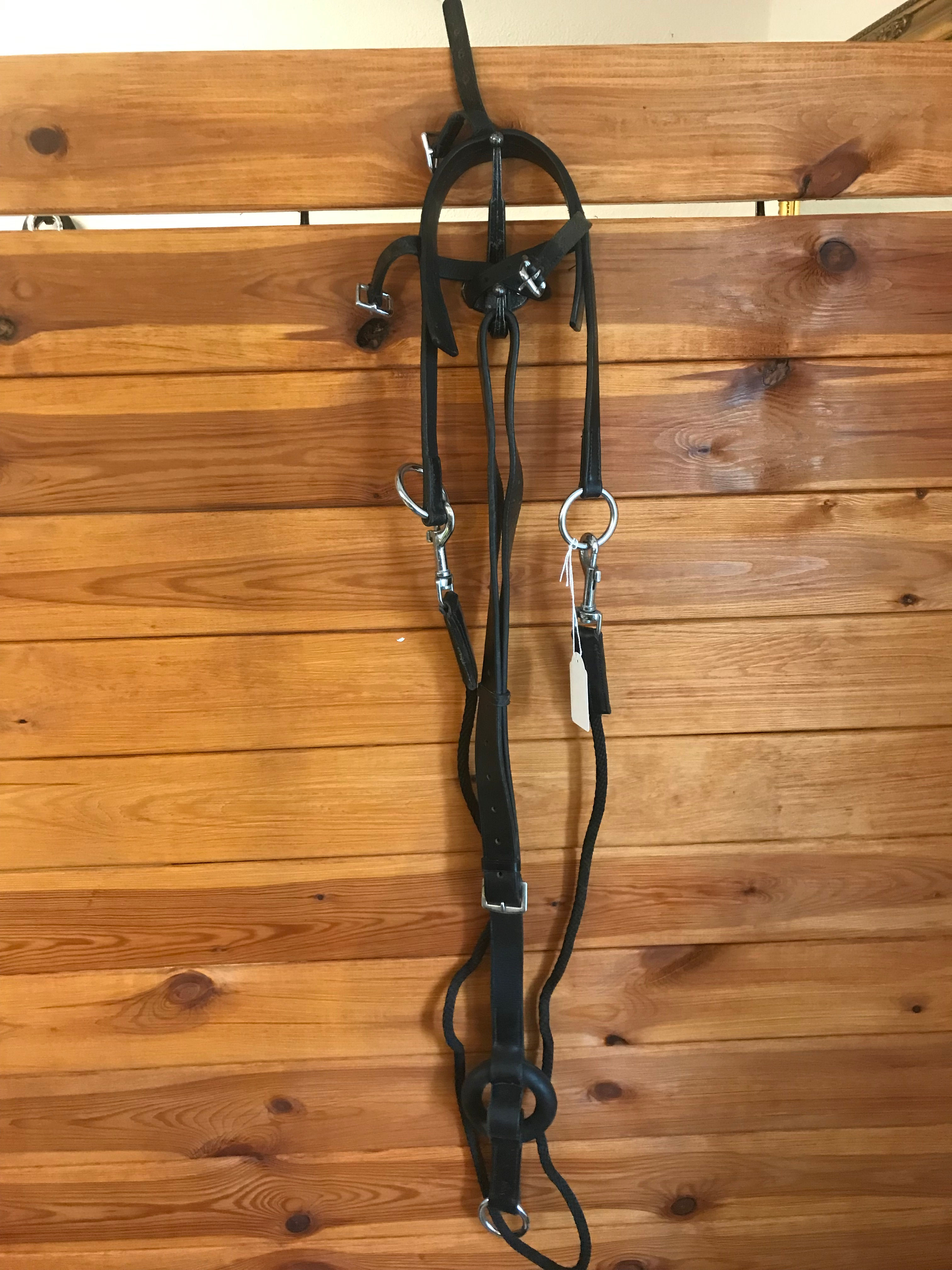 Longe system i sort, str full