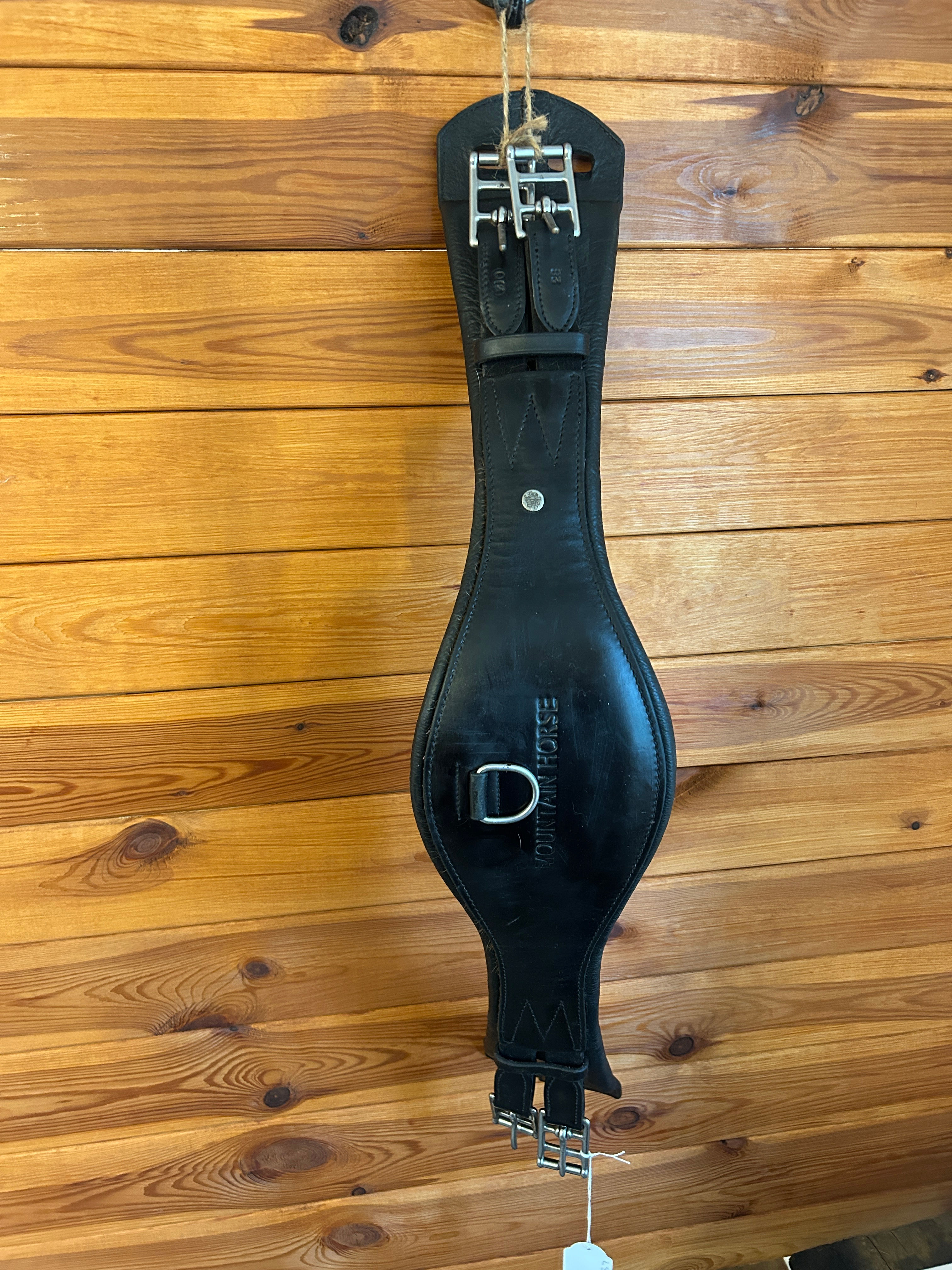 Mountain Horse Læder Gjord i sort, str 70cm