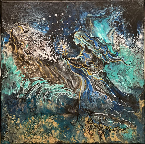 “I am not afraid” | Acrylic