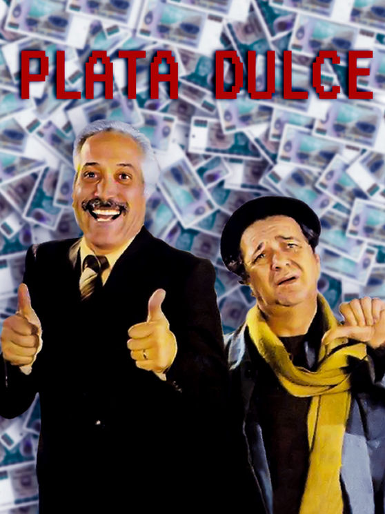 Plata dulce es una película argentina de comedia dramática-histórica de 1982 dirigida por Fernando Ayala en base al guion de Oscar Viale y Jorge Goldemberg. Protagonizada por Federico Luppi y Julio de Grazia. Coprotagonizada por Gianni Lunadei, Nora Cullen, Adriana Aizemberg y Flora Steinberg. También, contó con la actuación especial de Alberto Segado. Y la presentación de Marina Skell. Fue estrenada el 8 de julio de ese año y recibió el Cóndor de Plata a Mejor película en 1983. Sinopsis...