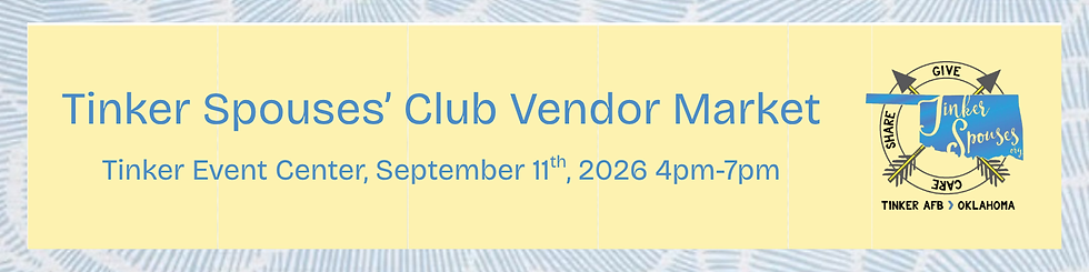 Tinker Spouses' Club Vendor Market