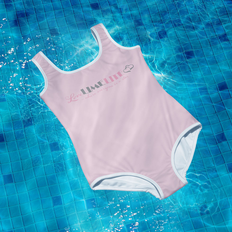 Thumbnail: Love limelite  Print Youth Leotard 