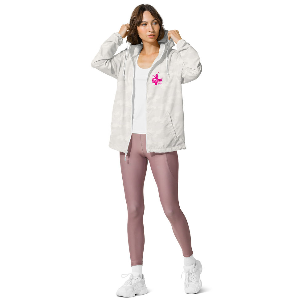 Thumbnail: Dance mom  lightweight zip up windbreaker