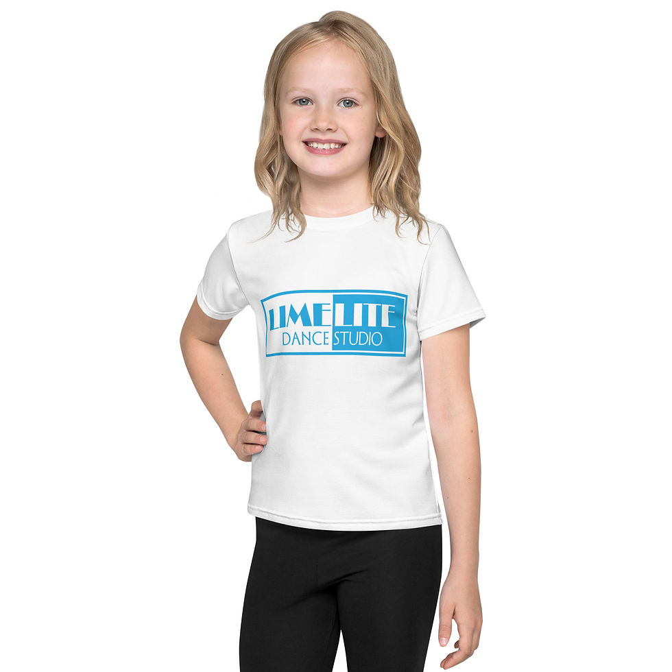 Thumbnail: Limelite blue Kids crew neck t-shirt