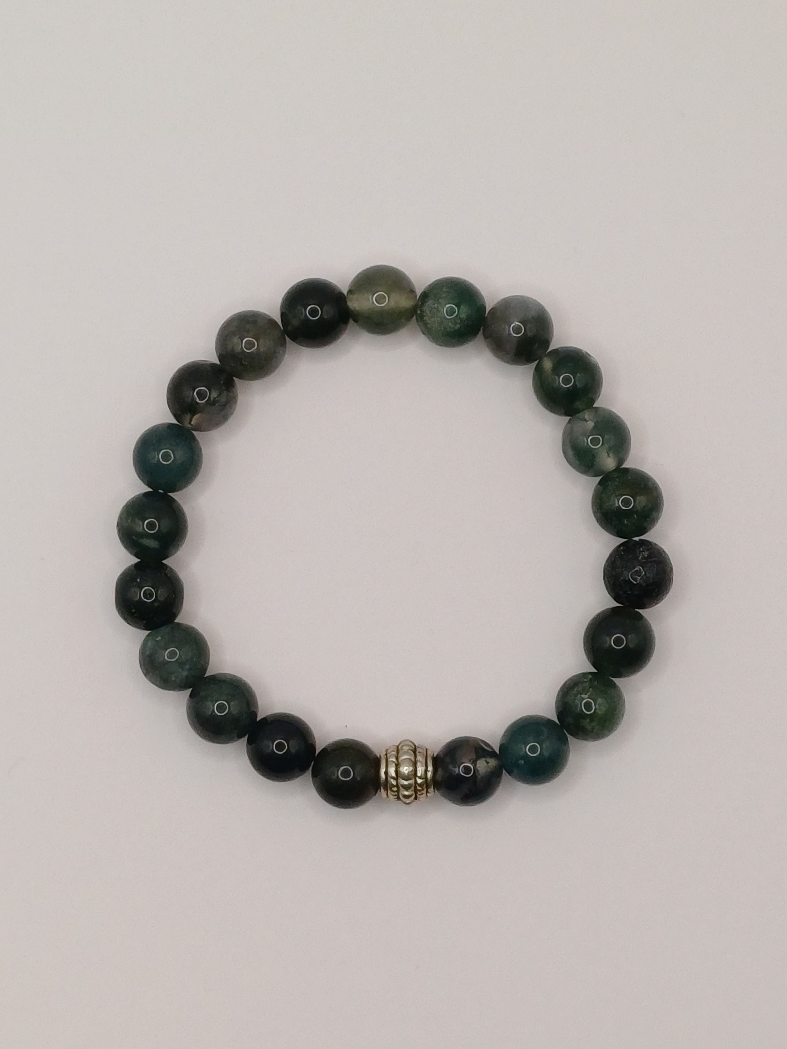 Bracelet en Agate mousse