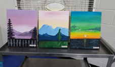 Sunset Acrylic Paintings