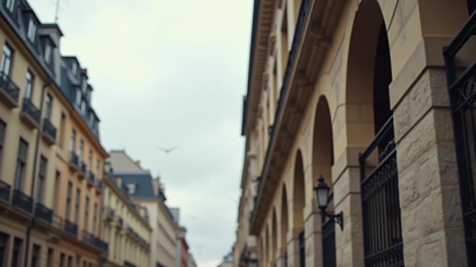 Close-up view of iconic European architecture