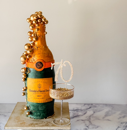 verve bottle birthday cake