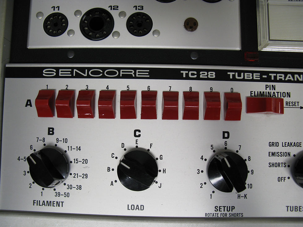 Thumbnail: Sencore TC28 Mighty Mite VII Tube Tester *Calibrated* Solid State, Tight Sockets