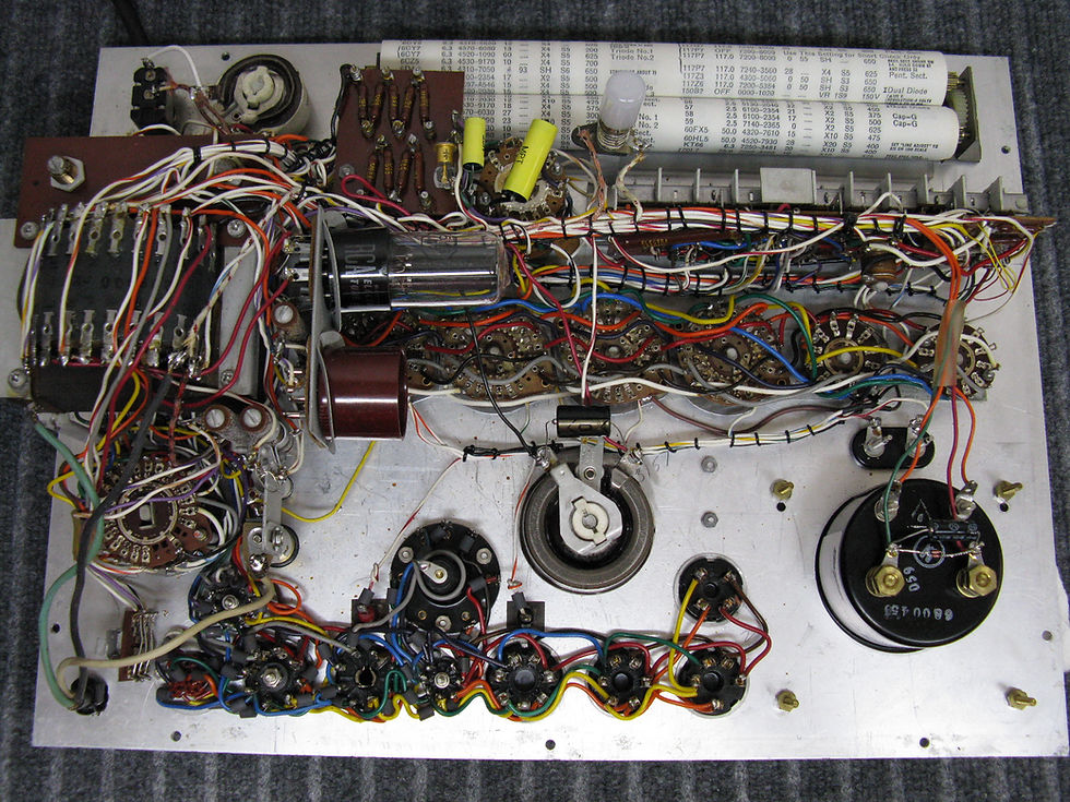 Thumbnail: Hickok 752 Mutual Conductance Tube Tester  *Calibrated* Plate Current Jacks