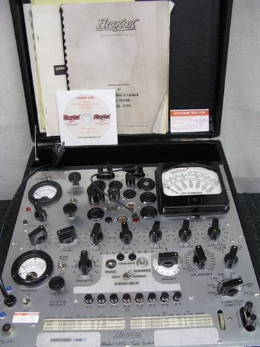 Hickok 539C Tube Tester New Meters - AC & Bias Jacks - Clean