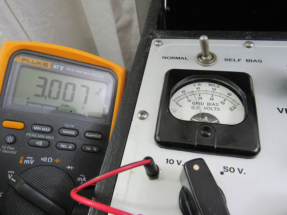Thumbnail: Hickok 539B - AC Line & Bias Jacks - Clean & *CALIBRATED Optional Digital Meter