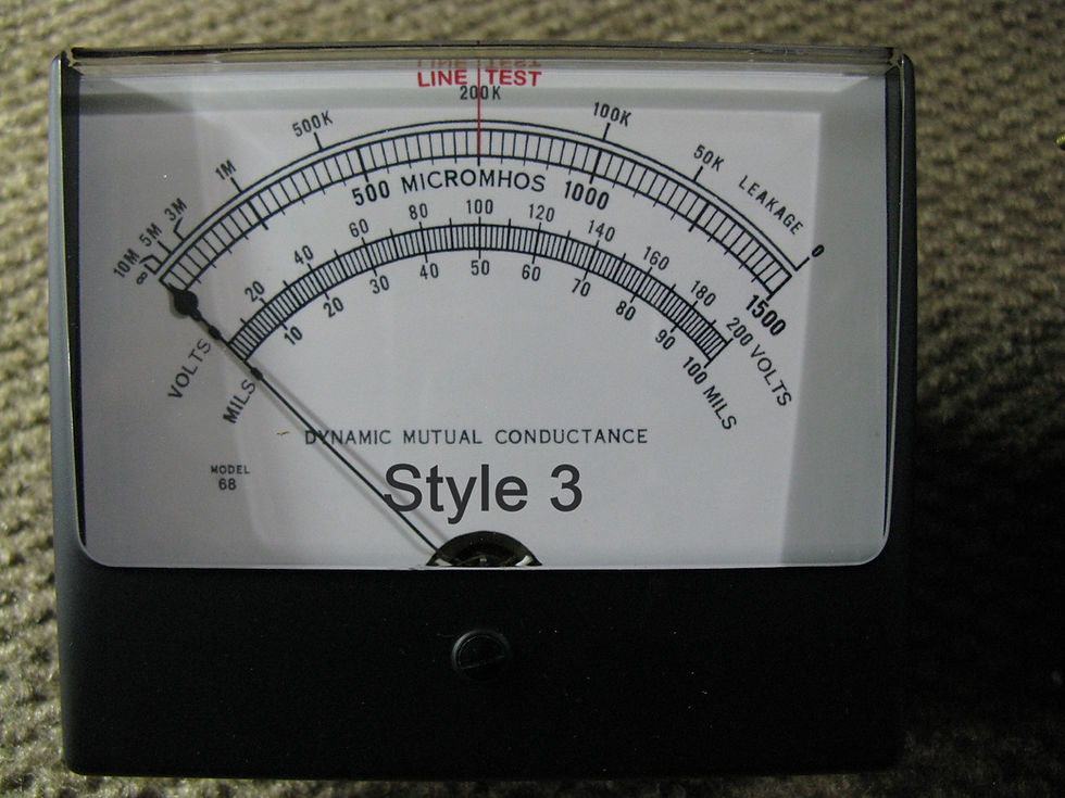 Meter for Hickok 539B/C, 533A, 600A, 750, 752, 800/A, 6000/A & Other