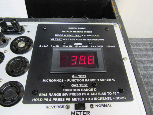 Hickok 539C Tube Tester, Digital Meters, Clean & *Calibrated