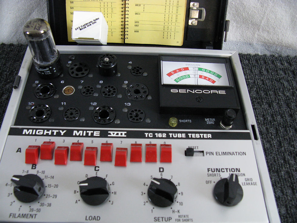 Thumbnail: Sencore TC162 Mighty Mite VII Tube Tester - Calibrated - Solid State & Ready