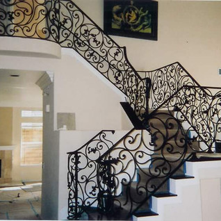 architecture-iron-stair-railings