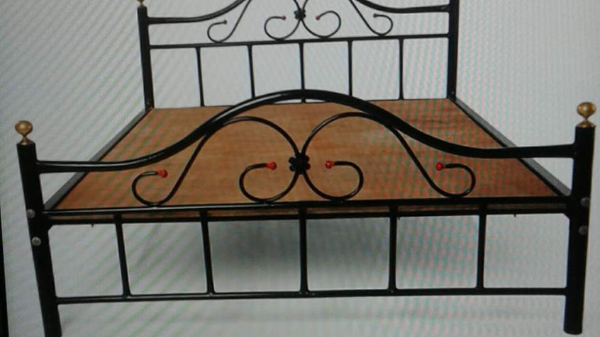 4×6 Simple Iron beds design, bedding photos, Latest price, लोहा पलंग डिजाइन 