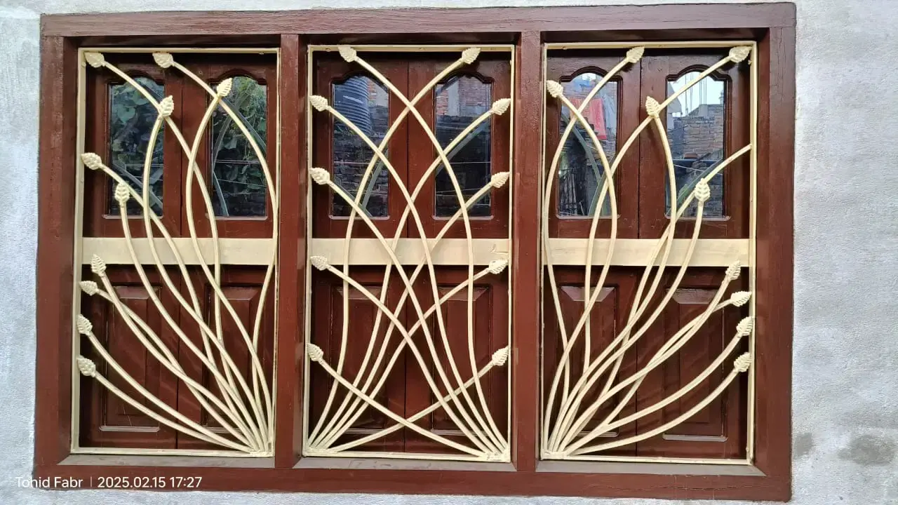 Stylish iron window grill designs