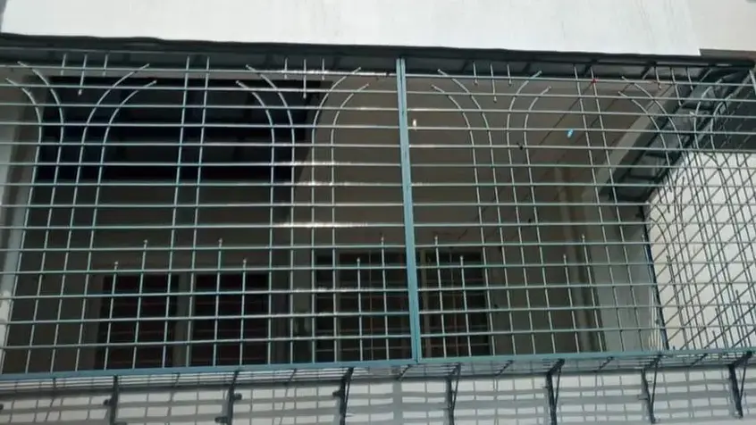 Loha window box grill, Simple iron grill design 