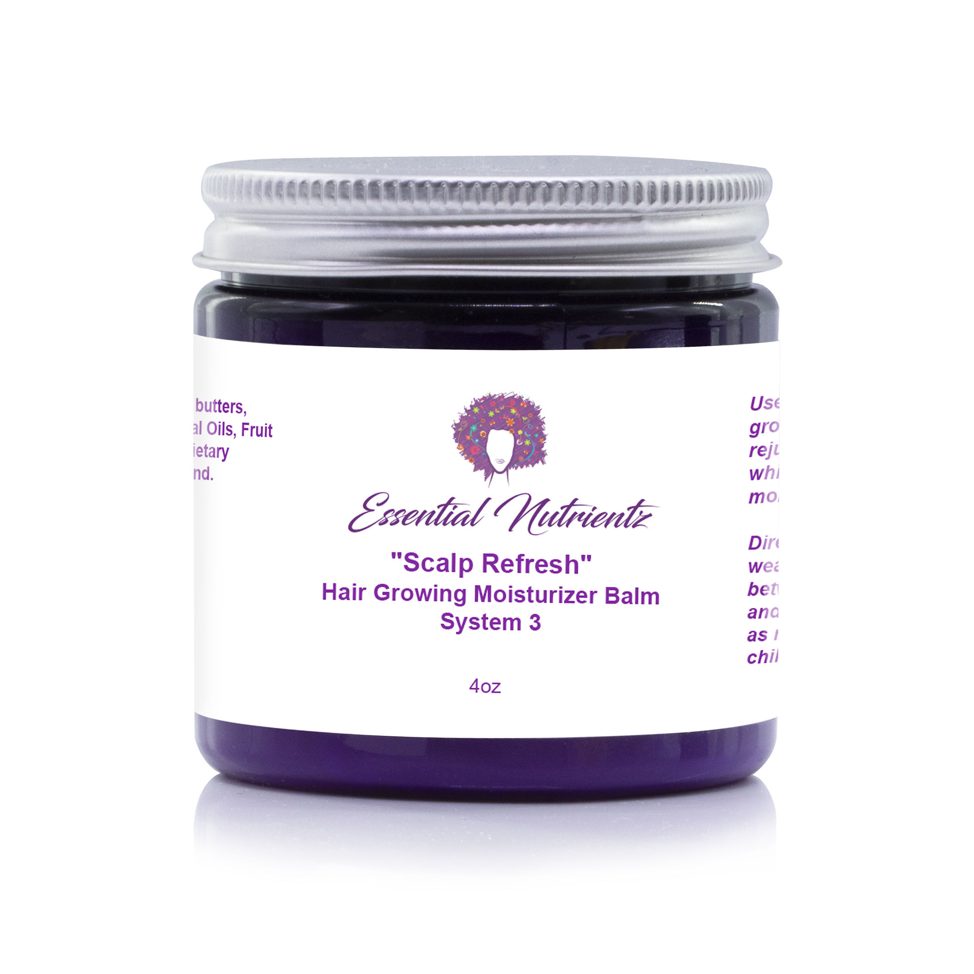 System 3 “Scalp Refresh” Hair Growing Moisturizer Balm 4oz