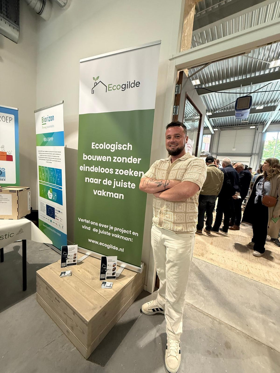 Veel interesse voor Ecogilde op de Biobased Bouwen Beurs, foto 1