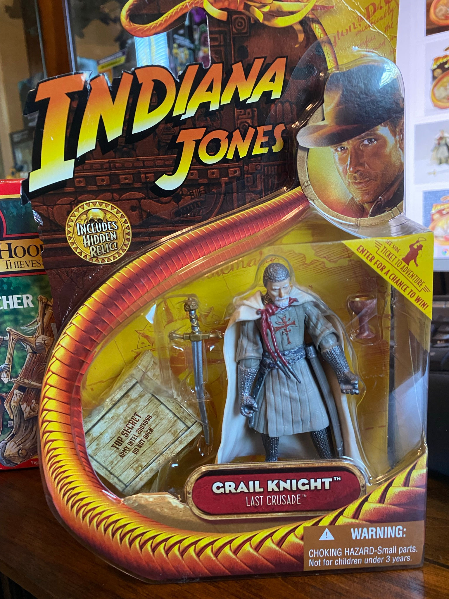 2008 Hasbro Indiana Jones Last Crusade Grail Knight figure