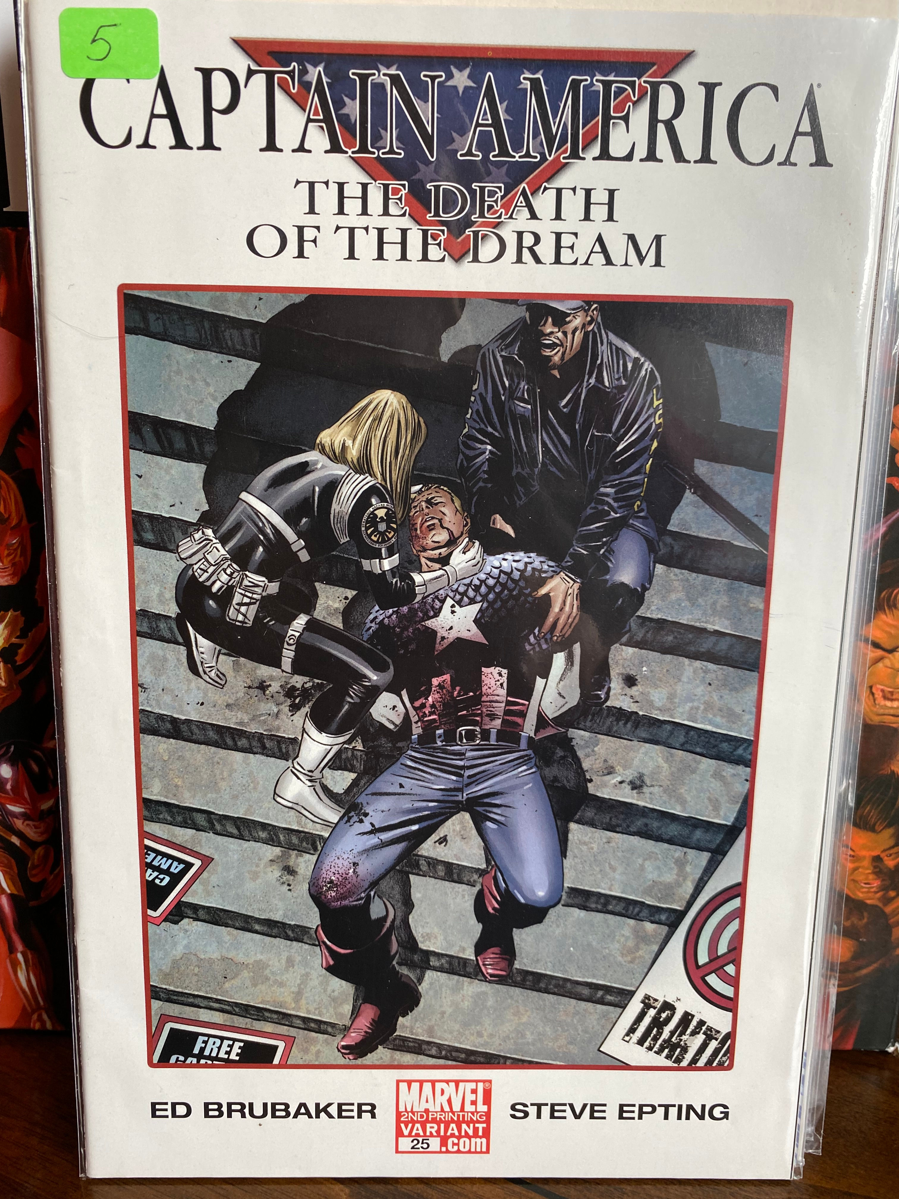 Captain America #25 - Death of Steve Rogers