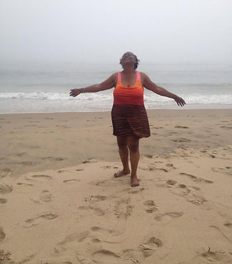 Retiree at Virginia Beach, Hampton, Virginia