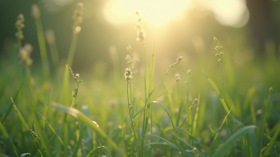 Close-up view of calming natural scenery promoting relaxation
