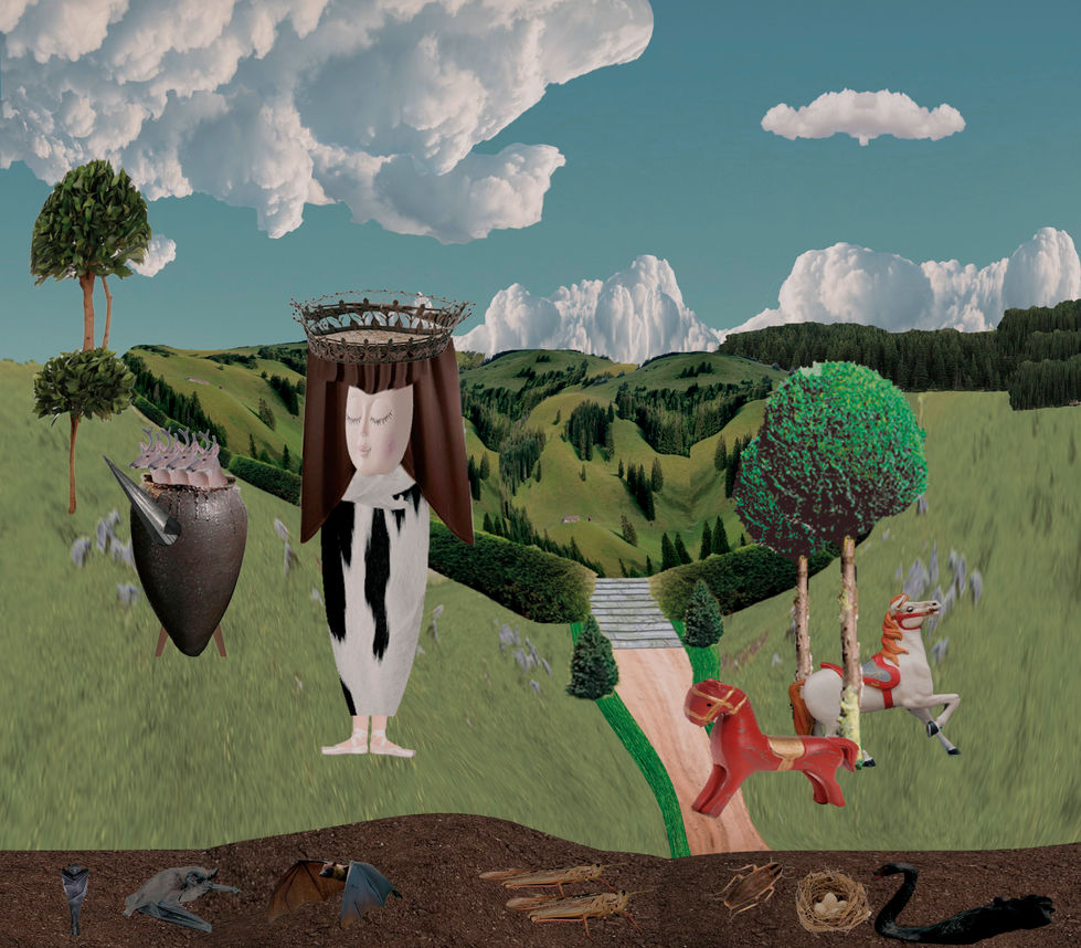 Recreación de Leonora Carrington: "Green Tea"