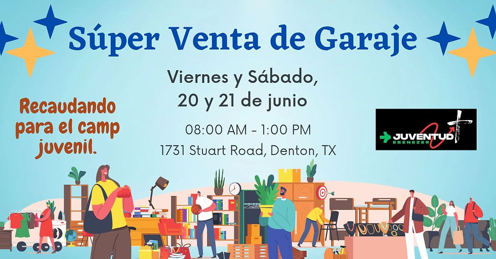 Venta de Garage | Juventud Eben-Ezer