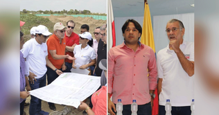 Gobernador visita predios donde se construirá Nodo del Sena de Baranoa