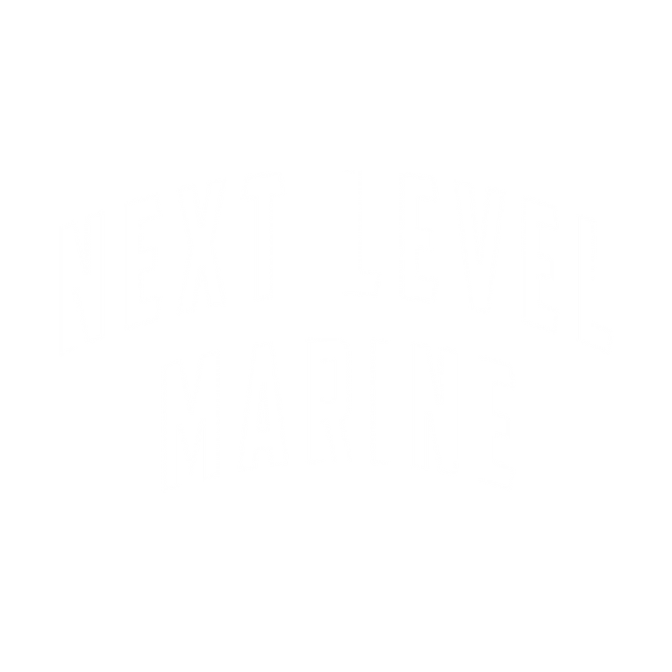 next level marine NEW white Logo