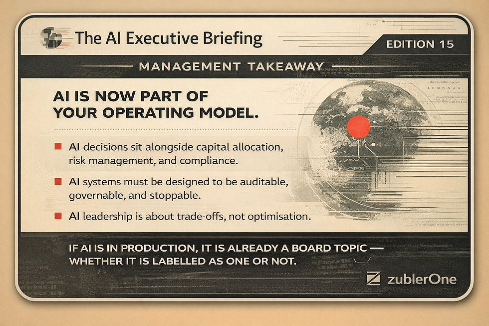 Management Takeaway Card