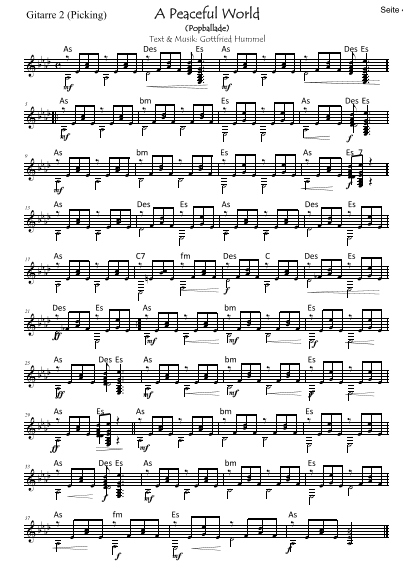 Miniaturbild: A Peaceful World (Das die Erde, Friedvoll werde)