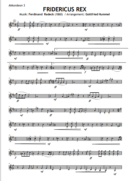 Miniaturbild: Fridericus Rex (Marsch)