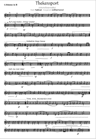 Miniaturbild: Thekensport (Schunkelliedermedley)