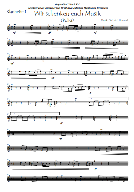 Miniaturbild: Wir schenken euch Musik (Polka)