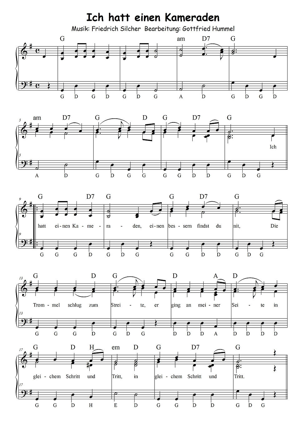 Miniaturbild: Come on - Sing meinen Song! - Friedrich Silcher 2.0.