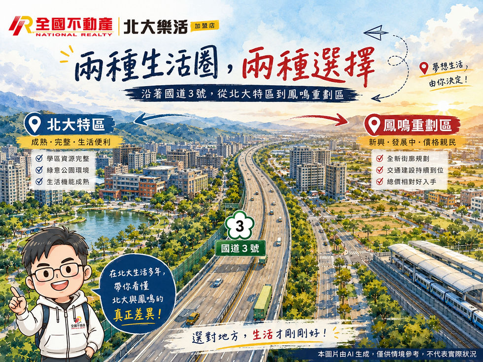 三鶯線通車倒數|北大特區與鳳鳴重劃區怎麼選?在地店長說真話
