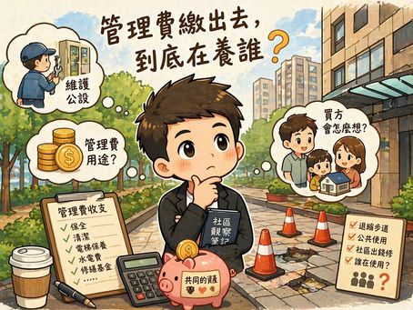 【管理費繳出去,到底在養誰?】