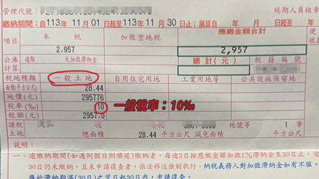 地價稅自用優惠稅率解析