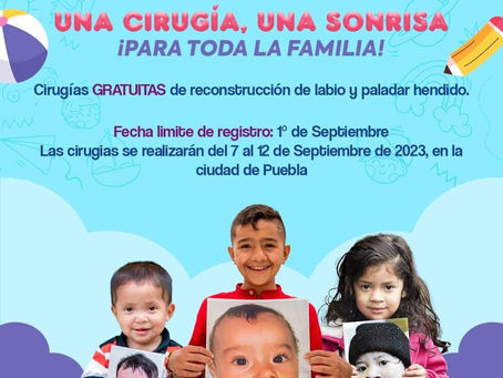 EL DIF HUAMANTLA, EL CLUB ROTARY Y OPERATION SMILE BRINDARÁN CIRUGÍAS GRATUITAS DE RECONSTRUCCIÓN DE
