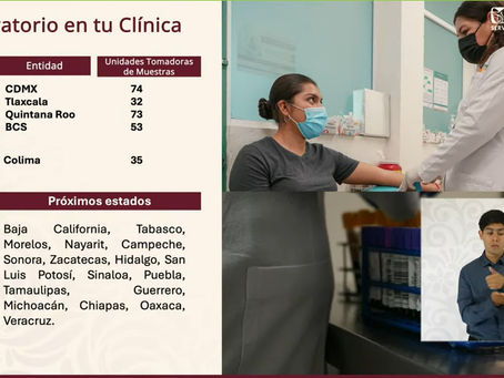 TLAXCALA SE INCORPORA A LA ESTRATEGIA NACIONAL “LABORATORIO EN TU CLÍNICA”