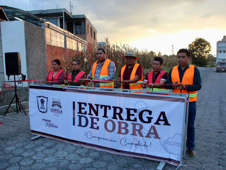 Con la constante entrega de obras públicas, Eddy Roldán sigue correspondiendo la confianza de los co