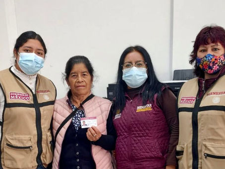 Realiza Gobierno Municipal de Contla la Segunda Jornada de entrega de tarjetas del INAPAM.