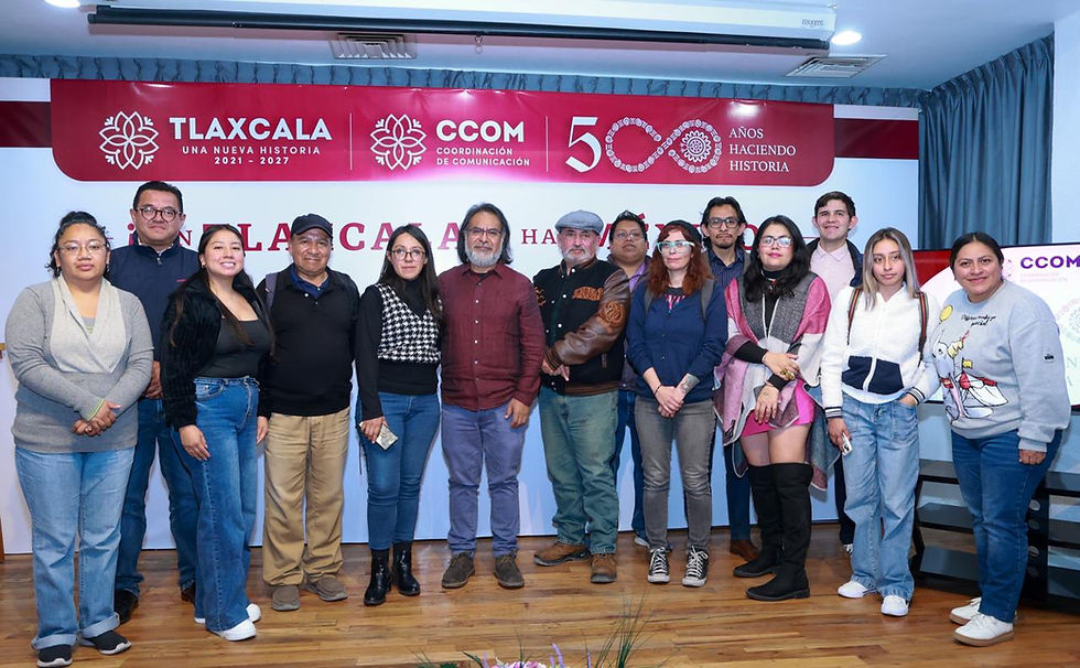 PERIODISTAS TLAXCALTECAS PARTICIPAN EN TALLER IMPARTIDO POR JACINTO RODRÍGUEZ MUNGUÍA