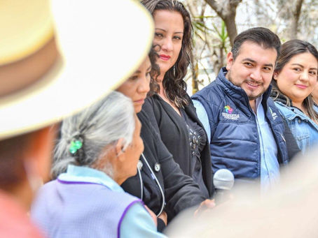 CADA PASO QUE DAMOS ES FIRME Y PARA BENEFICIO DE HUAMANTLA: SALVADOR SANTOS CEDILLO